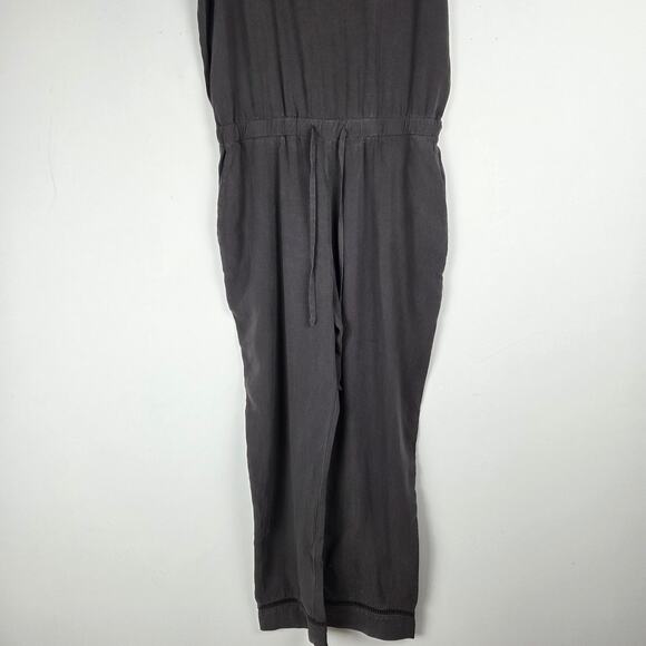 Anthropologie Cloth & Stone Charcoal Gray Sleeveless Julianna Jumpsuit Size M‎ - Picture 5 of 11